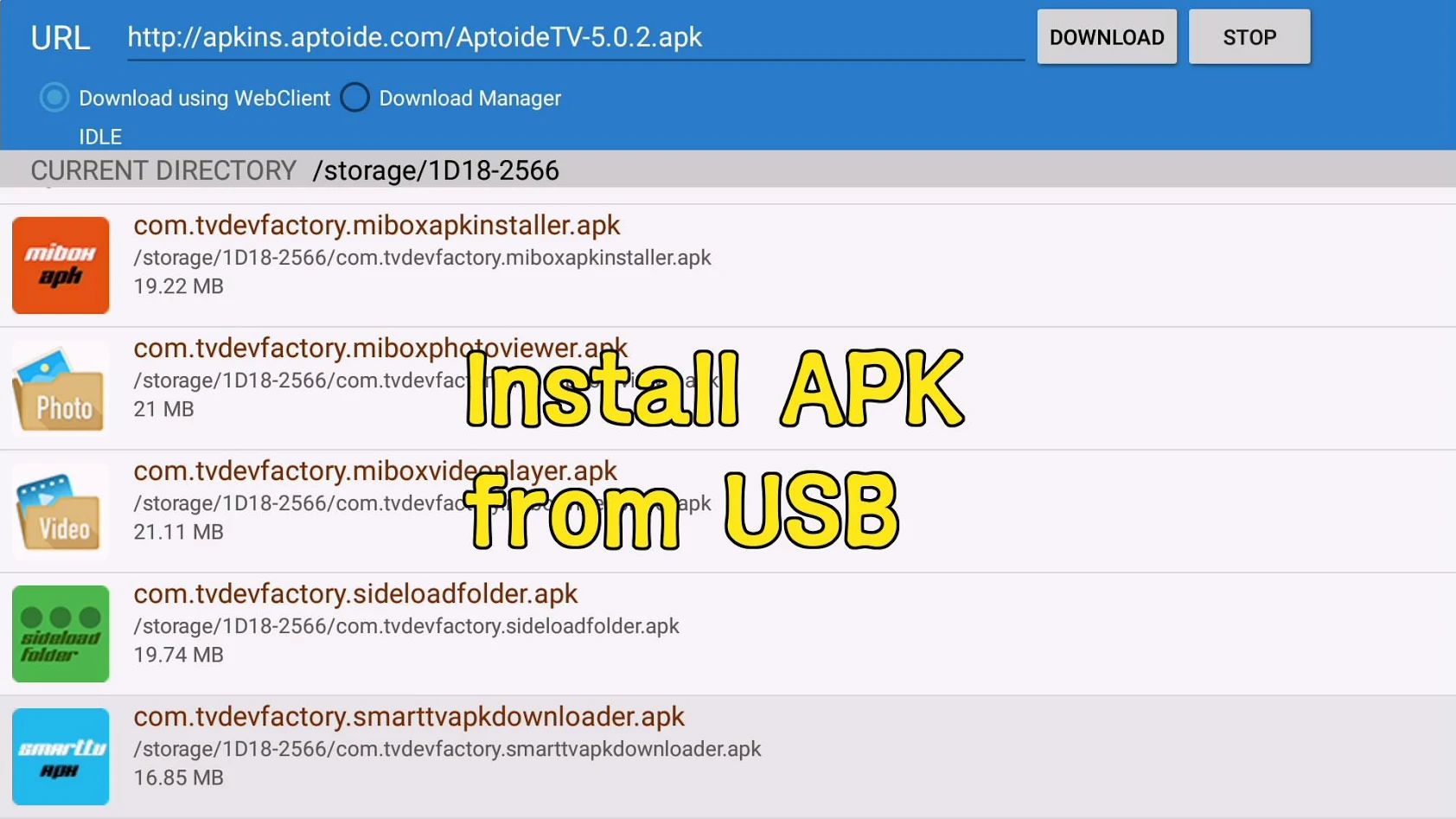 приложение установки apk