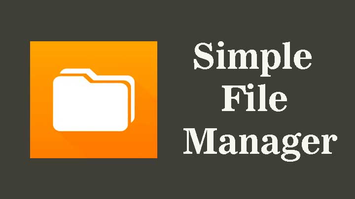 Simple File Manager